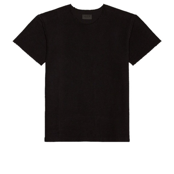 Fear of God Inside Out Terry Tee Seventh Collection Black XS